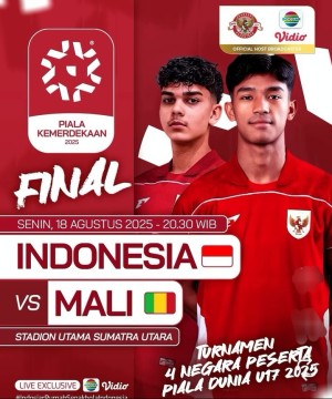 Ilustrasi laga Timnas Indonesia U-17 Vs Mali U-17. [Instagram]